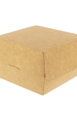 Caja para hamburguesa color kraft