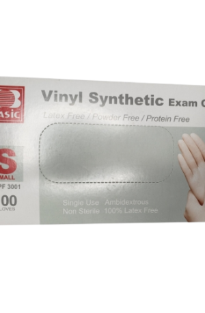 Guante Vinyl Transparente Talla S