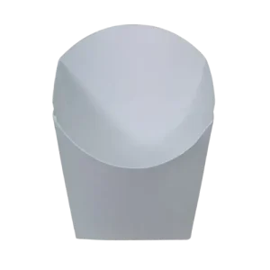 Caja para papas blanca pequeña
