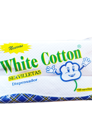 Servilleta White Cotton Rectangular