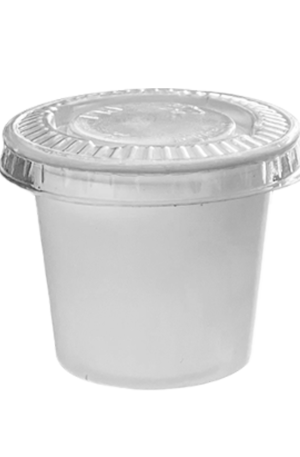 Envase/Vasito souffle 1 oz Blanco