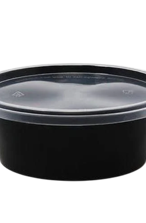 Envase Deli Negro 16 oz
