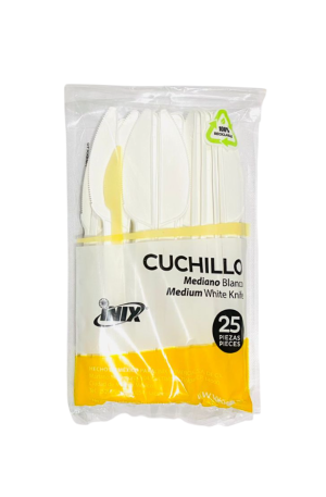 Cuchillo Mediano Blanco INIX