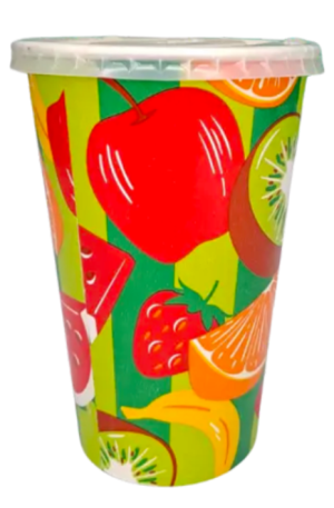Vaso 21 oz para Bebida Fría con Tapa
