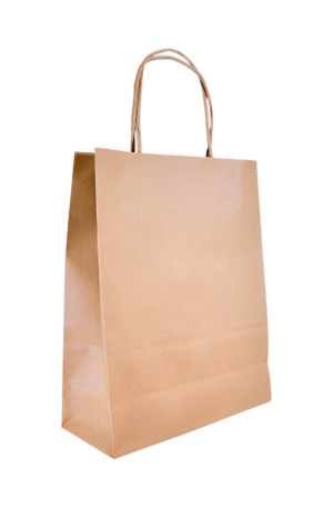 Bolsa Kraft con Agarrador 25*12*30