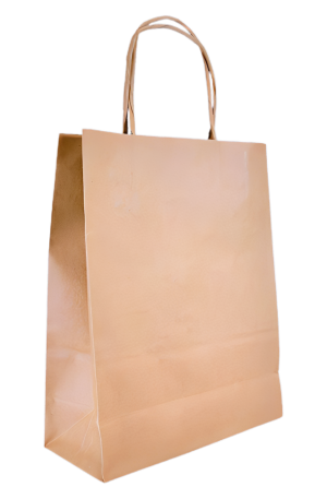 Bolsa Kraft con Agarrador 28*15*35