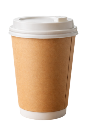 Vaso 12 oz Kraft Doble Pared